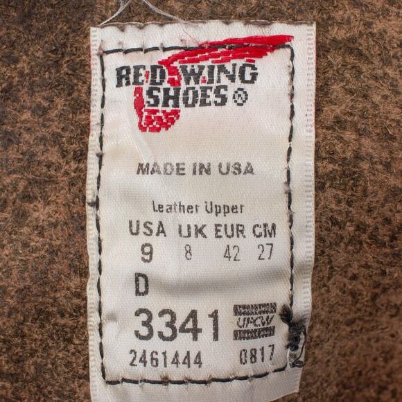 RED WING 3341 Blacksmith 6-Inch Boot Charcoal Leather 42-US9 D - Picture 13 of 14